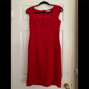 Calvin Klein red dress size 6